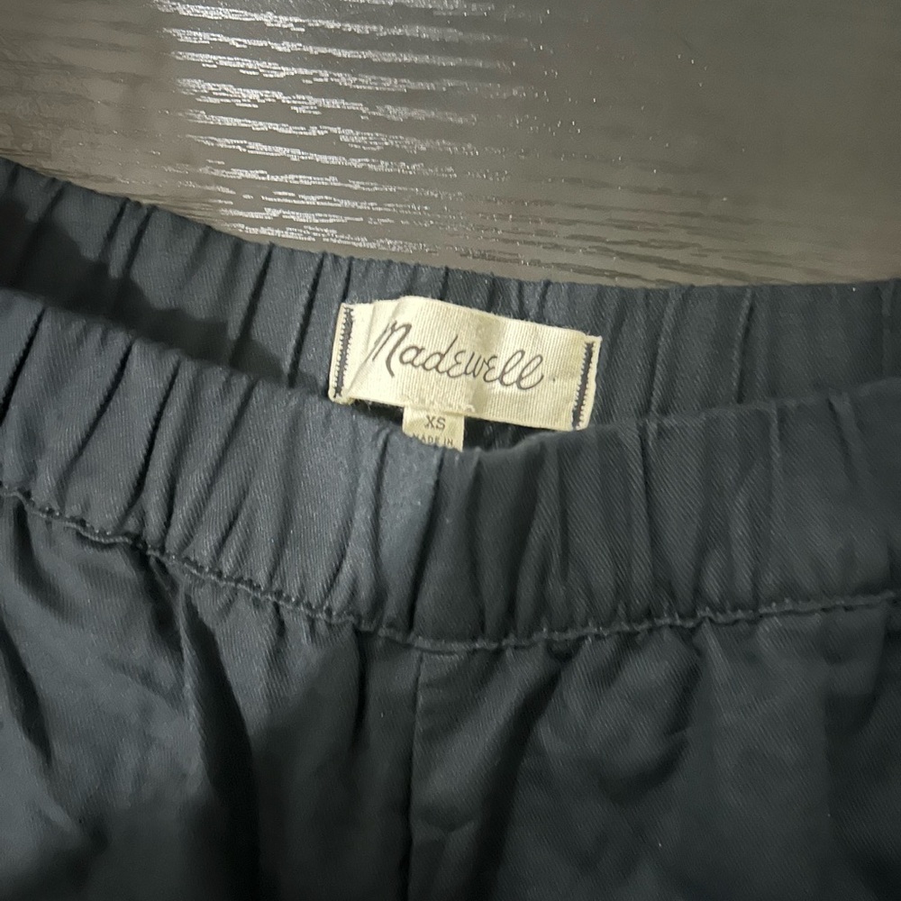 Madewell black Elastic Waist shorts